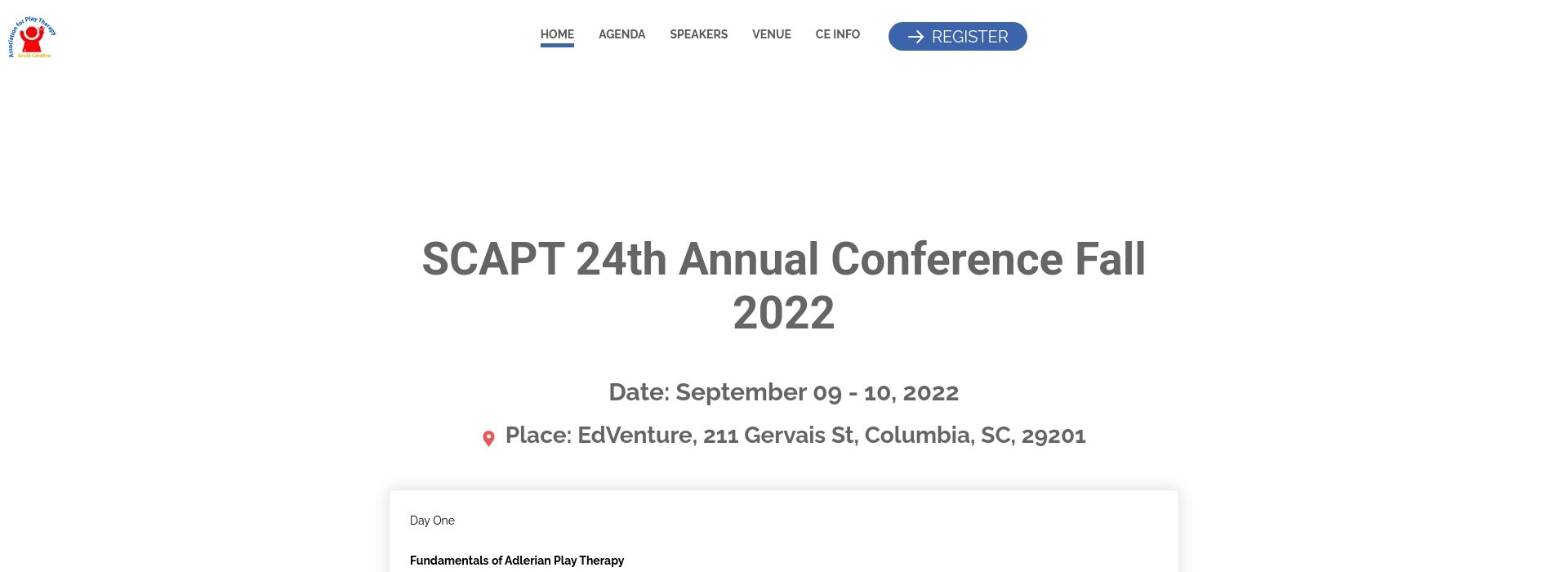 SCAPT 24th Annual Conference Fall 2022